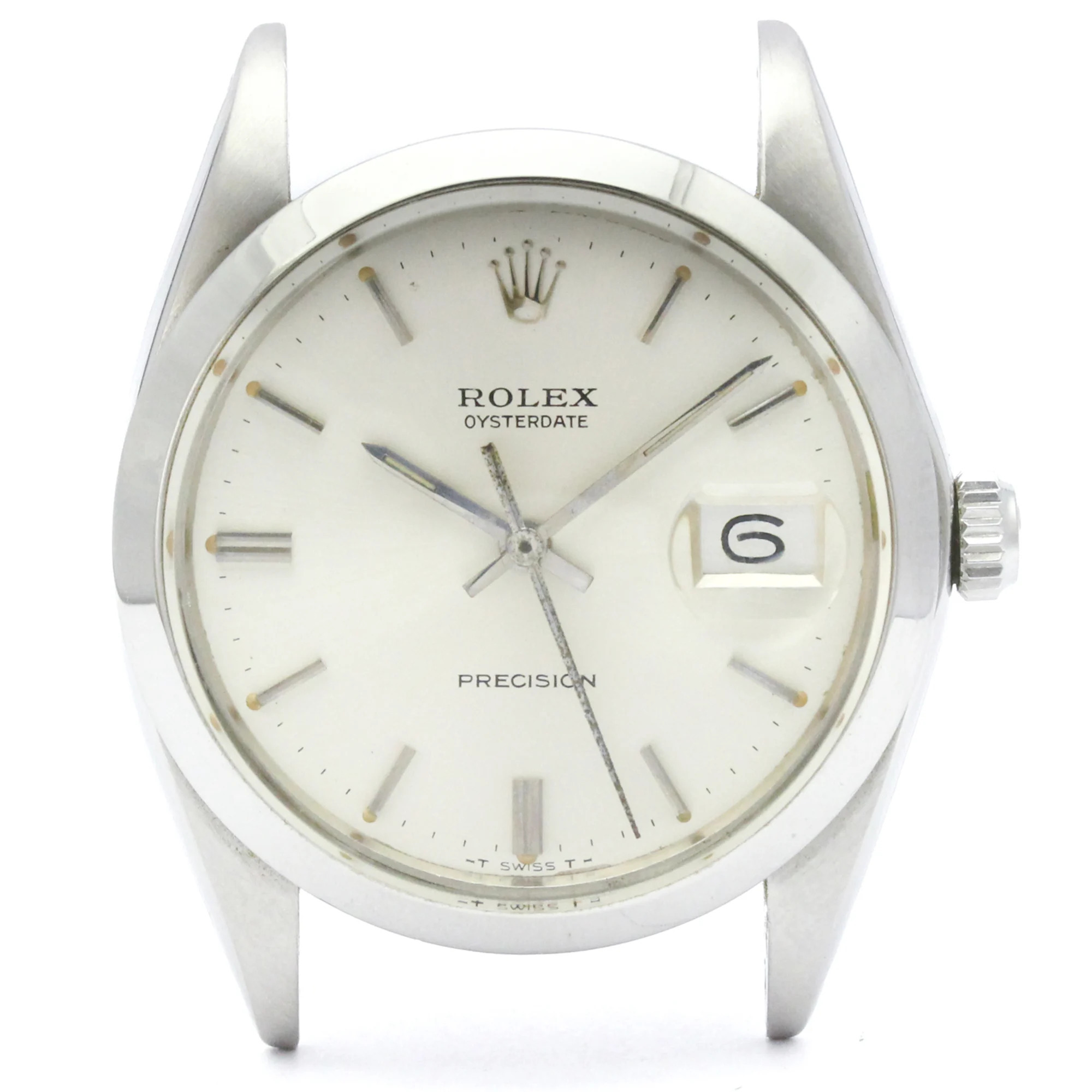 Rolex Oyster Date Precision 6694 HandWinding Watch Head Only Vintage